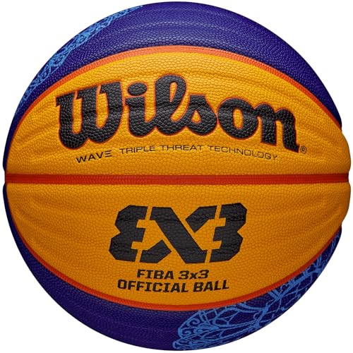 Wilson FIBA 3X3 Paris Retail 2024 Game Ball WZ1011502XB, Unisex basketballs, Yellow, 6 EU von Wilson