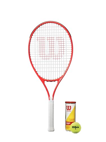 Wilson Federer Tennisschläger 26 Junior und 3 Tennisbällen von Wilson