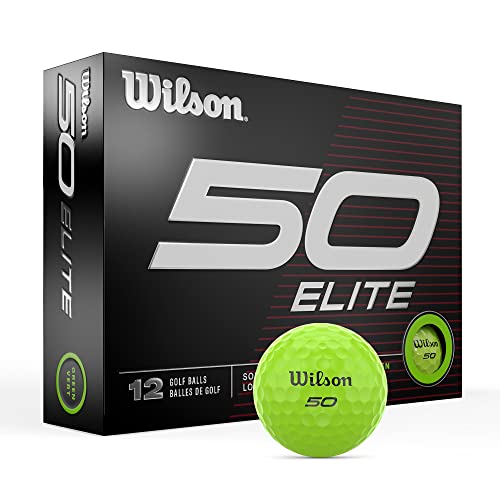 Wilson Unisex-Erwachsene Fifty Elite Golfbälle, Grün von Wilson
