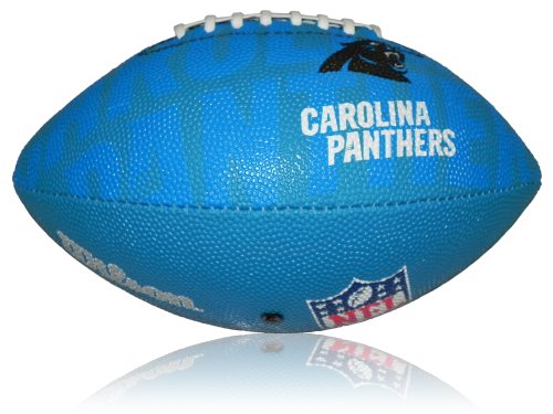 Wilson Football NFL Junior Carolina Panthers Logo, Mehrfarbig, 5, WL0206784040 von Wilson
