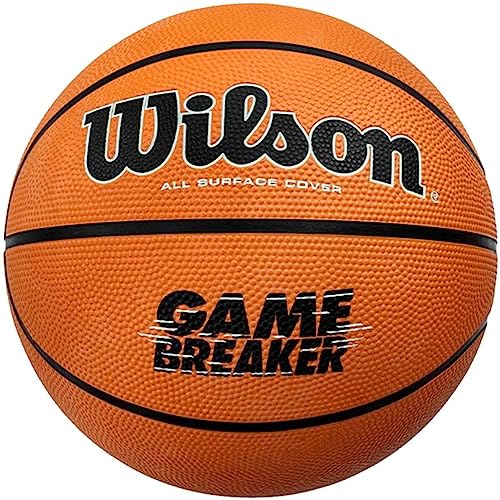 Wilson Gamebreaker Basketball, weiß, Einheitsgröße von Wilson