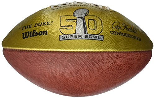 Wilson Golden Anniversary Super Bowl Gedenkfußball, Braun/Gold von Wilson