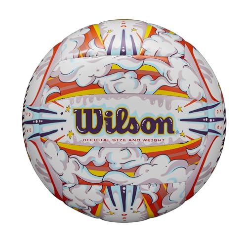 Wilson Volleyball Graffiti Peace, Kunstleder, Offizielle Größe von Wilson