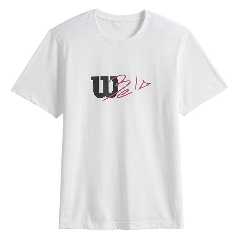 Wilson Graphic Short Sleeve T-shirt Weiß S Mann von Wilson