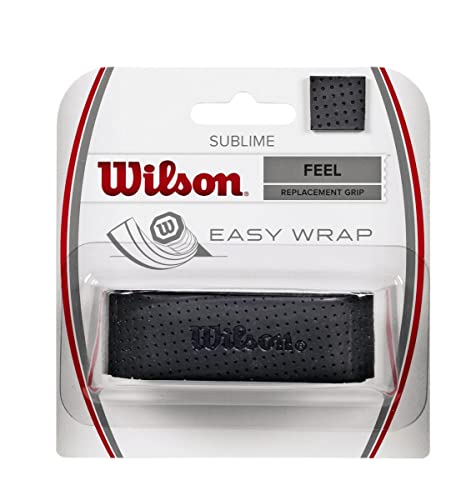 Wilson Unisex Basisgriffband Sublime, schwarz, 1 Stück, WRZ4202BK von Wilson