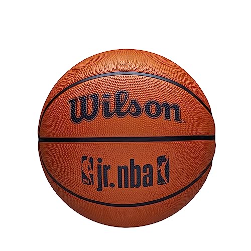 Wilson Basketball, Jr. NBA DRV Plus, Outdoor und Indoor, Größe: 4, Braun von Wilson