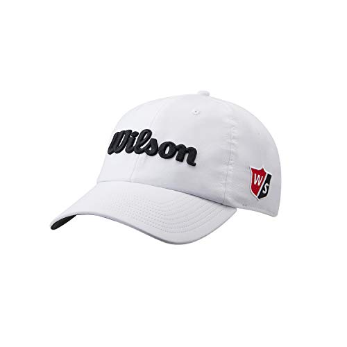 Wilson Jungen Pro Tour Baseball Cap, White/ Black, Einheitsgröße EU von Wilson