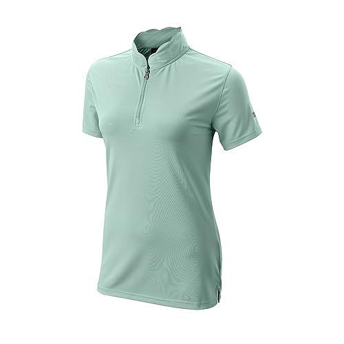 Wilson Staff Damen Golf-Poloshirt, Scalloped Collar Polo, Kurzarm, Polyester von Wilson