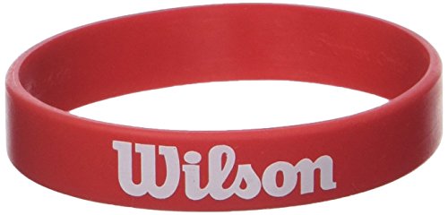 Wilson Logo-Armband, für Damen und Herren, Wilson BrAcelet, Einheitsgröße, rot, V1204 von Wilson