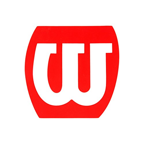 Wilson Logo-Maker, Stencil W, für Squash/Badminton-Schläger, rot, X0016 von Wilson