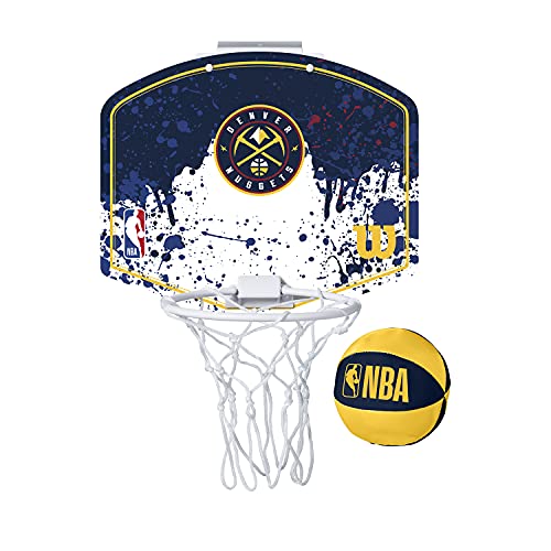 Wilson Mini-Basketballkorb NBA TEAM MINI HOOP, DENVER NUGGETS, Kunststoff, TU von Wilson