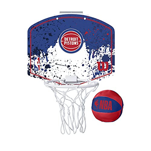 Wilson Mini-Basketballkorb NBA TEAM MINI HOOP, DETROIT PISTONS, Kunststoff von Wilson