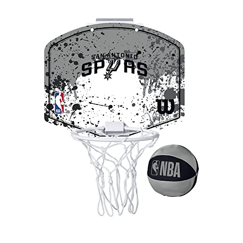 Wilson Mini-Basketballkorb NBA TEAM MINI HOOP, SAN ANTONIO SPURS, Kunststoff von Wilson