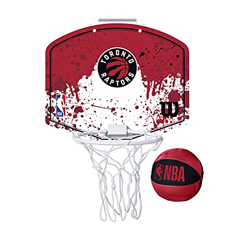 Wilson Mini-Basketballkorb NBA TEAM MINI HOOP, TORONTO RAPTORS, Kunststoff, TU von Wilson