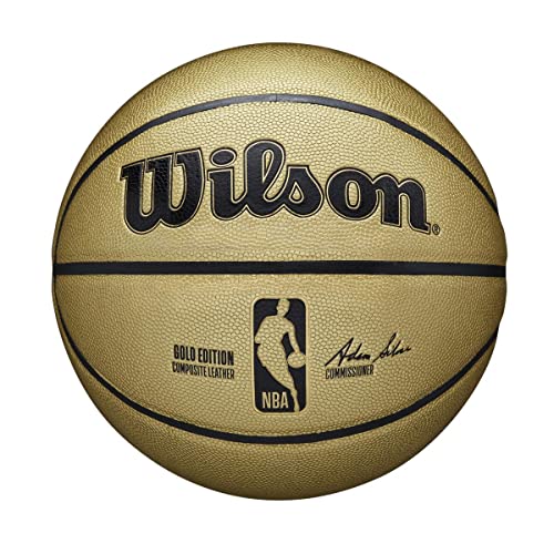 Wilson NBA Alliance Series Basketball – Gold Edition, Größe 17,8–74,9 cm von Wilson