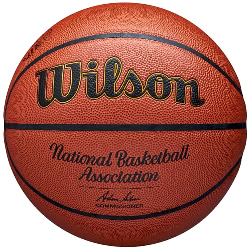 Wilson NBA Authentic Heritage Indoor-Outdoor Ball WZ2008901XB, Unisex basketballs, Brown, 7 EU von Wilson