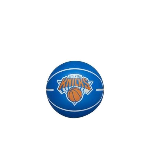 Wilson NBA Dribbler New York Knicks Mini Ball WTB1100PDQNYK, Womens,Mens basketballs, Blue, One Size EU von Wilson