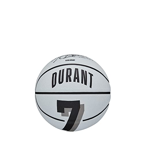 Wilson NBA Player Icon Kevin Durant Mini Ball WZ4007301XB, Womens,Mens basketballs, White, 3 EU von Wilson