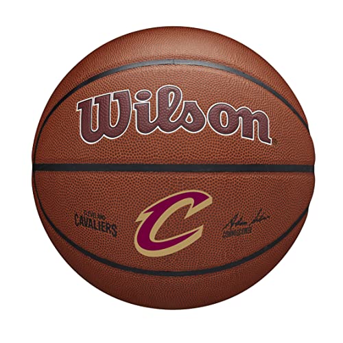 Wilson NBA Team Alliance Cleveland Cavaliers Ball WZ4011901XB, Womens,Mens basketballs, Brown, 7 EU von Wilson