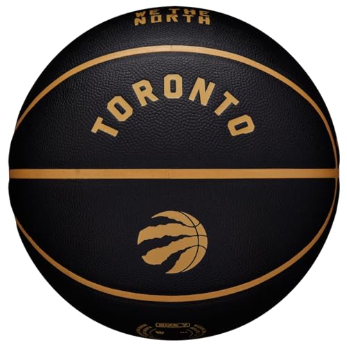 Wilson NBA Team City Collector Toronto Raptors Ball WZ4016428ID, Unisex basketballs, Black, 7 EU von Wilson