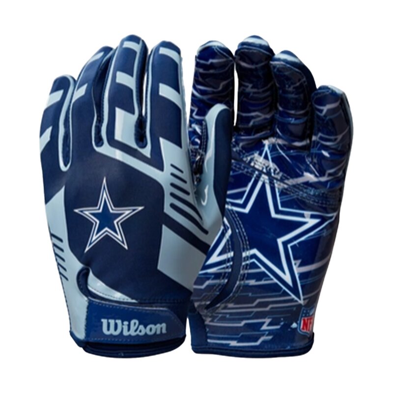 Wilson NFL Stretch Fit Adult Receiver Handschuhe - Team Dallas Cowboys von Wilson
