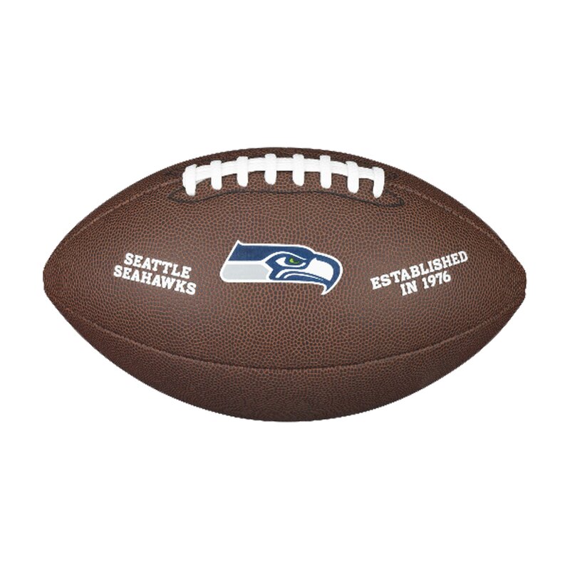 Wilson NFL Team Logo Composite Football Seattle Seahawks von Wilson