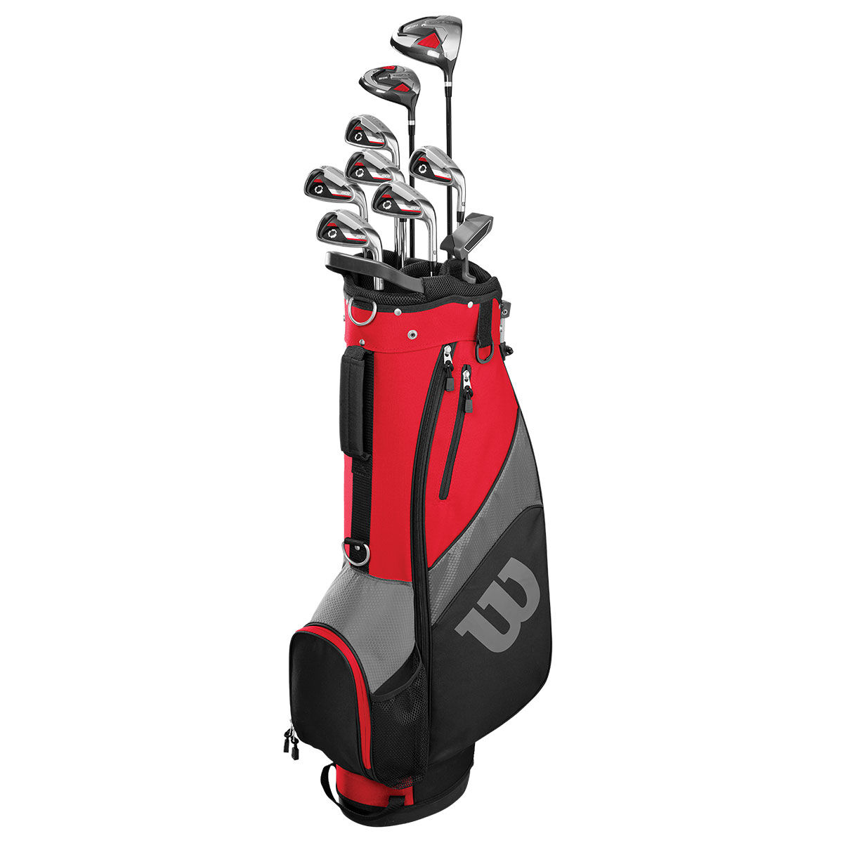 Wilson PROFILE SGI Steel Golf Package Set, Mens, Right hand, Red/black | American Golf von Wilson
