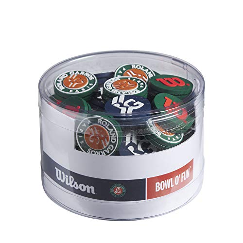 Wilson Packung mit 75 Vibrationsdämpfer, Roland Garros Bowl o Fun, WR8401801001 von Wilson