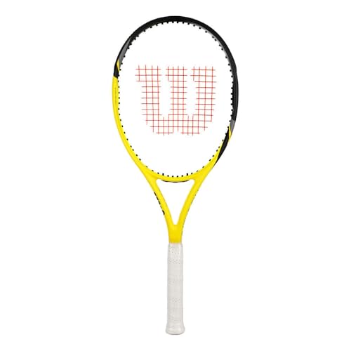 Wilson Pro Open L unbesaitet 280g Tennisschläger Schwarz - Gelb Griffstärke 2 von Wilson