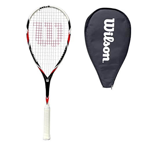 Wilson Pro Team Power Squashschläger mit Kopfhaube von Wilson