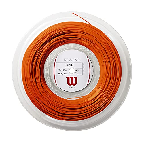 Wilson Unisex – Erwachsene Revolve 17 Reel OR Strings, Orange, 200 Meter von Wilson