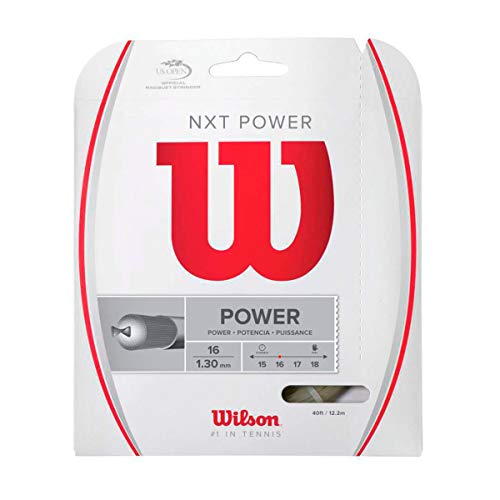 Wilson Unisex Tennissaite NXT Power, natur, 12,2 Meter, 1,30 mm, WRZ941600 von Wilson