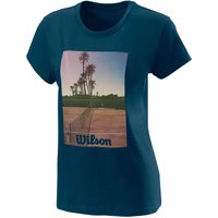 Wilson Scenic Tech T-Shirt Damen in dunkelblau von Wilson