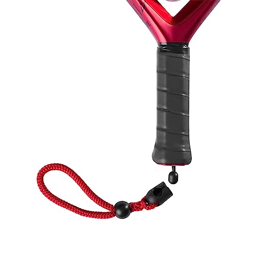 Wilson Schlaufe für Padel-Schläger, Solid Braid Zipcord, Austauschbar, Rot von Wilson