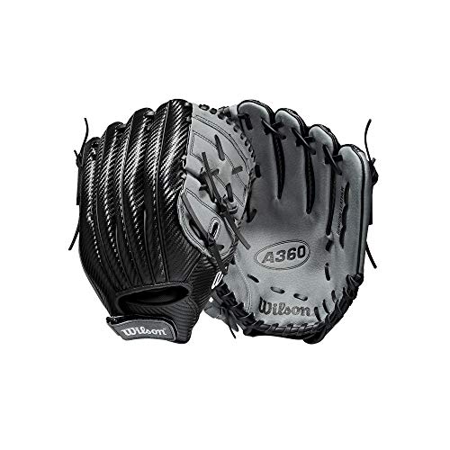 Wilson Sporting Goods Herren A360 Baseball 12" LHT Handschuh, schwarz, Large von Wilson