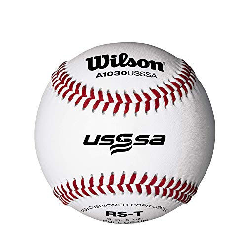 Wilson Sporting Goods Youth League und Turnier Baseballs, A1030, SST, USSSA, Turnier (EIN Dutzend), Weiß von Wilson