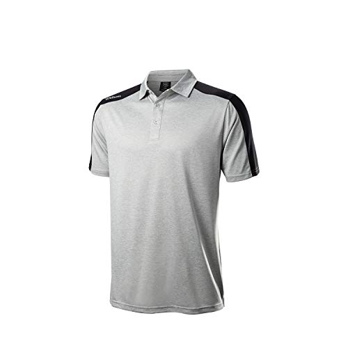 Wilson Staff Herren Golf-Poloshirt, WILSON STAFF 2 TONE POLO, Polyester, Weiß, Gr. M, WGA700732MD von Wilson