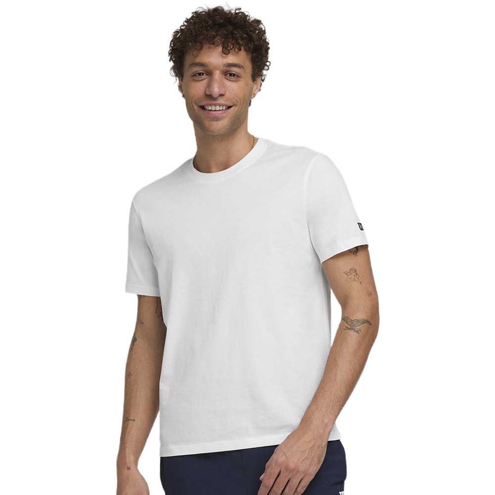Wilson Team Graphic Short Sleeve T-shirt Weiß S Mann von Wilson