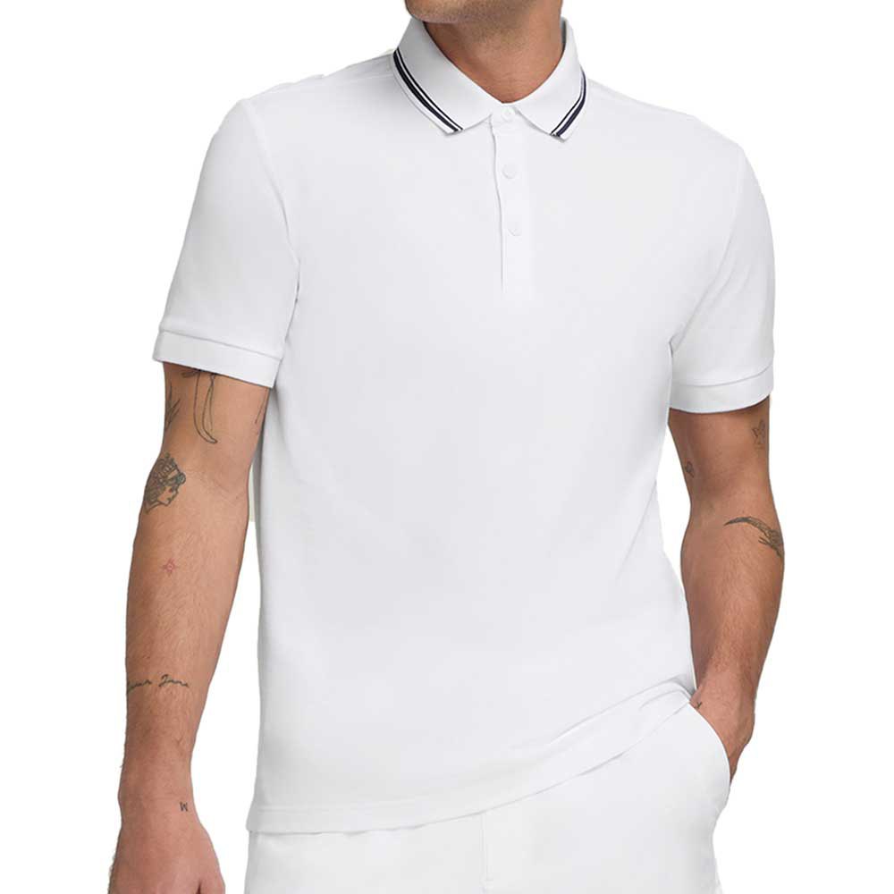 Wilson Team Pique Short Sleeve Polo Weiß S Mann von Wilson