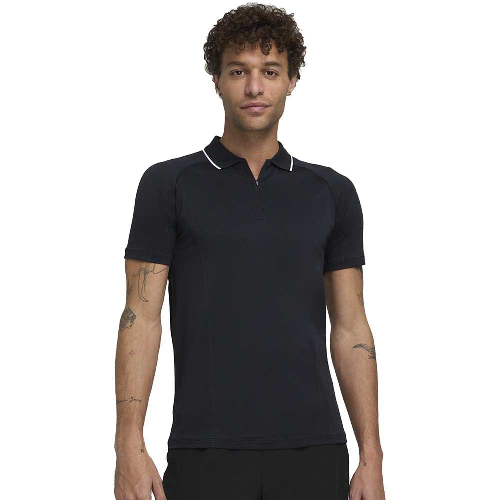 Wilson Team Seamless 2.0 Short Sleeve Polo Schwarz L Mann von Wilson