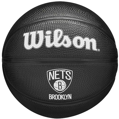 Wilson Team Tribute Brooklyn Nets Mini Ball WZ4017604XB, Unisex basketballs, Black, 3 EU von Wilson