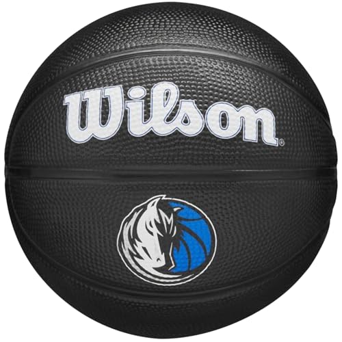 Wilson Team Tribute Dallas Mavericks Mini Ball WZ4017609XB, Unisex basketballs, Black, 3 EU von Wilson