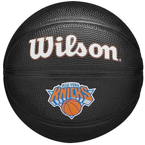 Wilson Team Tribute New York Knicks Mini Ball WZ4017610XB, Womens,Mens basketballs, Black, 3 EU von Wilson