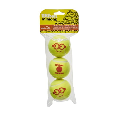 Wilson Unisex-Adult Minions Stage 2 Tennisbälle, Yellow, NS von Wilson