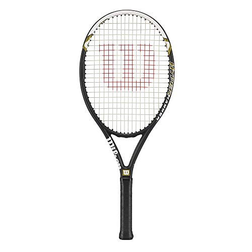 Wilson Tennisschläger, Hyper Hammer 5.3, Anfänger und Freizeitspieler, Griffstärke L3, Schwarz/Weiß/Grün, WRT58610U3 von Wilson