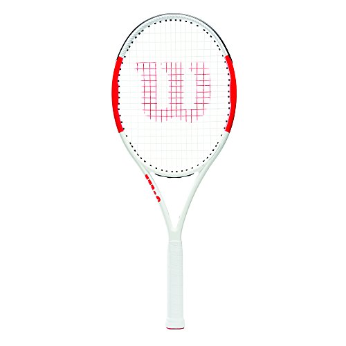 Wilson Tennisschläger, Six.One Lite 102, Unisex, Ambitionierte Freizeitspieler, Griffstärke L1, Rot/Grau, WRT73660U1 von Wilson