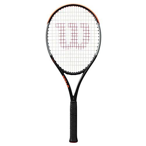 Wilson Tennisschläger Burn 100 ULS V4.0, Ambitionierte Freizeitspieler, Schwarz/Grau/Orange, WR045010U2 von Wilson