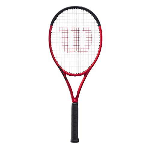Wilson Tennisschläger Clash 100UL v2.0, Carbonfaser, Grifflastige Balance, 281 g, 68,6 cm Länge, Red / Black, Gr. 4 1/4 von Wilson