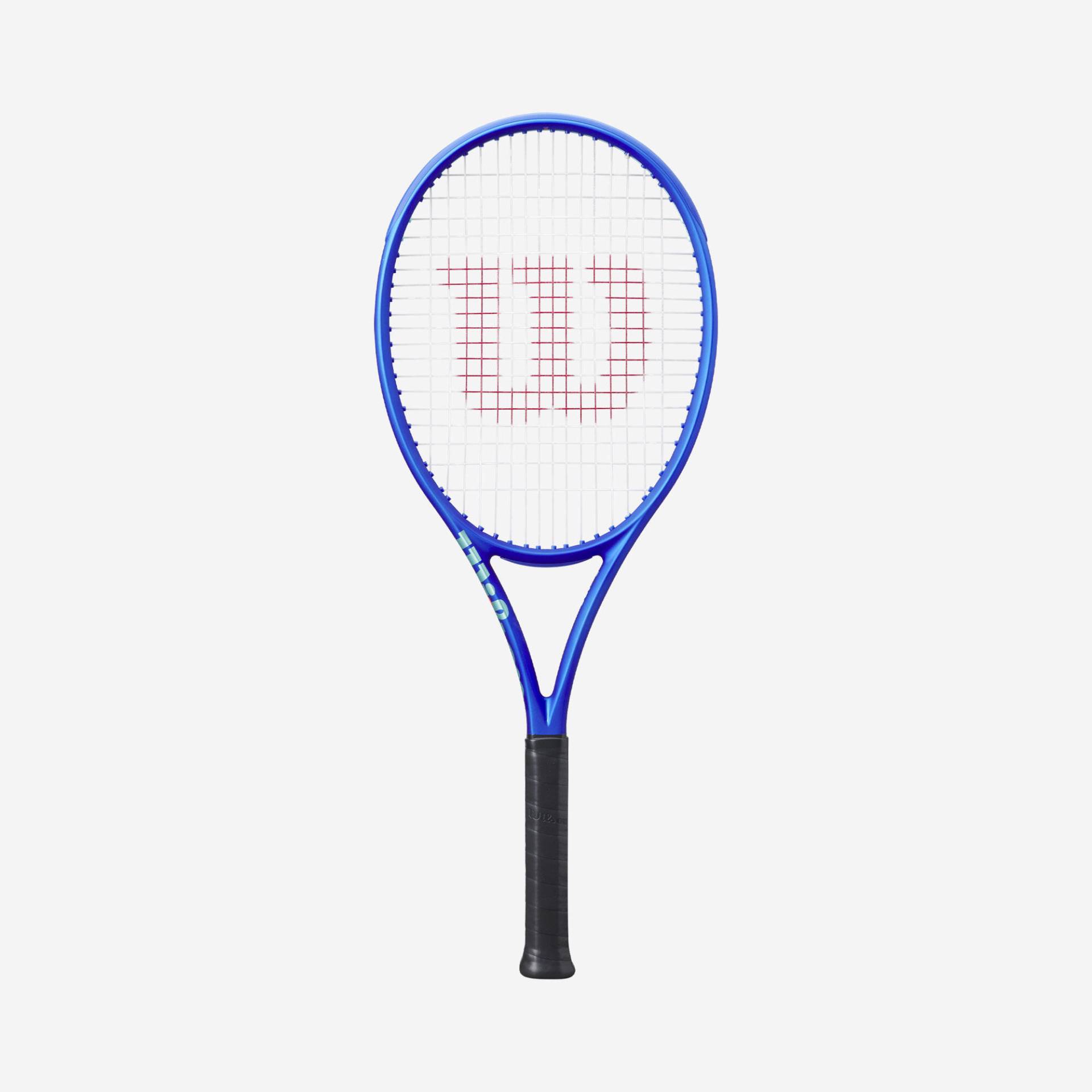 Wilson Tennisschläger Damen/Herren - Ultra 100 V5 300 g unbesaitet blau von Wilson