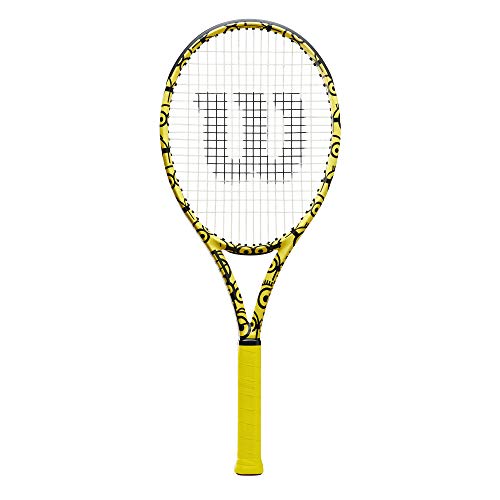 Wilson Tennisschläger Minions Ultra 100, Freizeitspieler, Aluminium, Gelb/Schwarz, WR064811U2 von Wilson